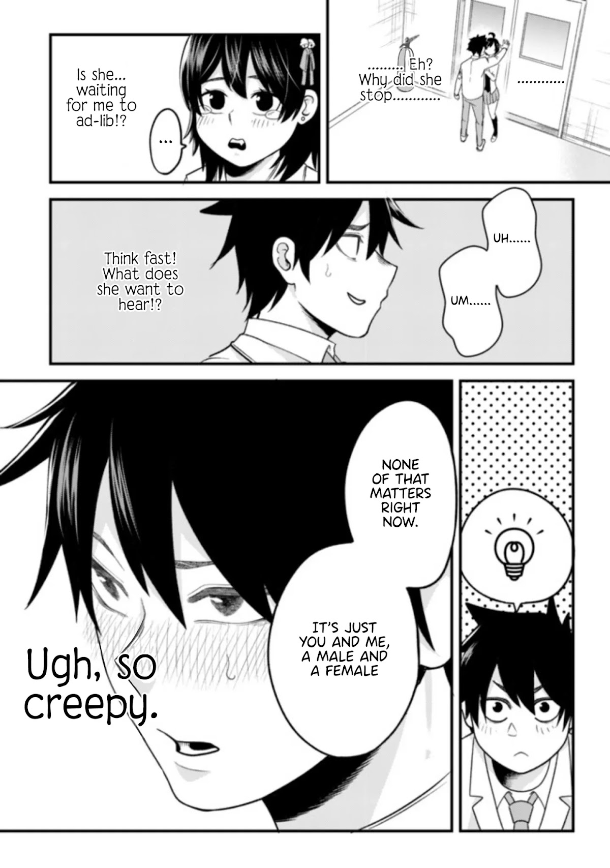 My stepsister who says Go die go die to me every day, tries to hypnotize me to fall for her while I was sleeping...! Chapter 4 page 14 - Chapter 4: Jealousy and Hypnosis