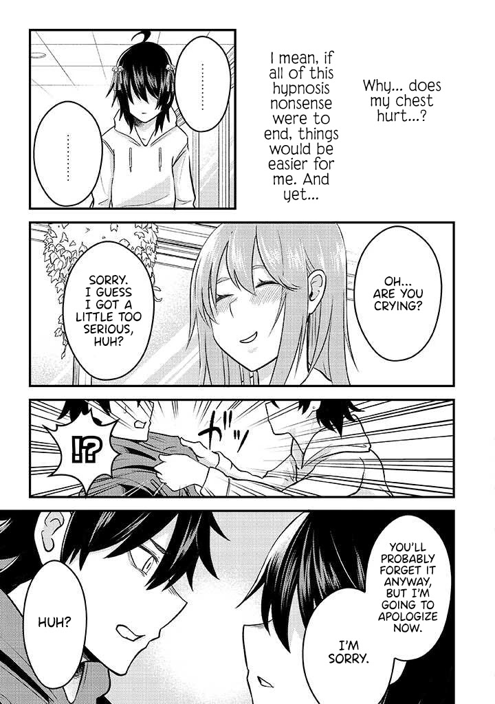 My stepsister who says Go die go die to me every day, tries to hypnotize me to fall for her while I was sleeping...! Chapter 6 page 17 - Chapter 6: A Kiss and Hypnosis