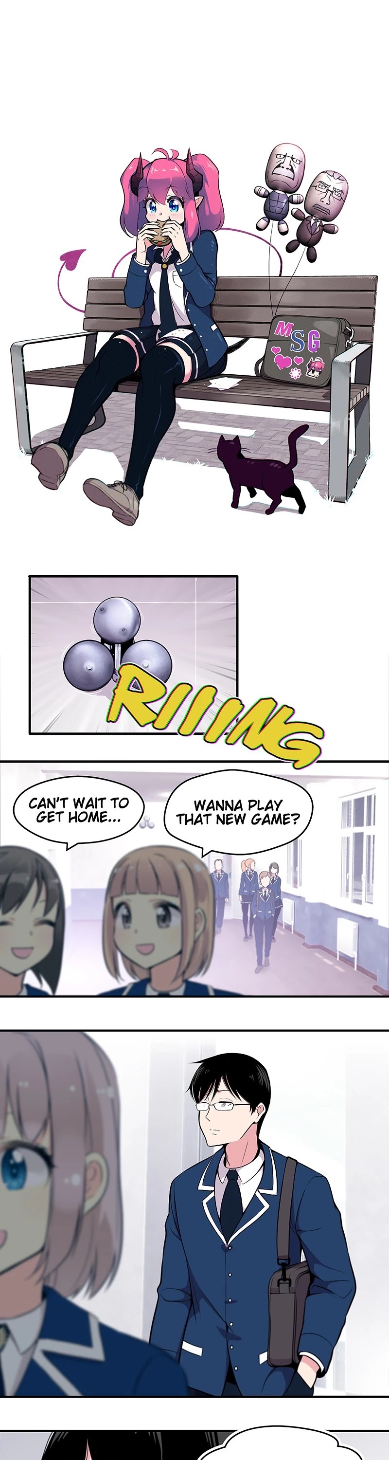 My Succubus Girlfriend (Reboot 2021) Chapter 10 page 1 - Chapter 10: Ep. 10 - Leave Me Alone