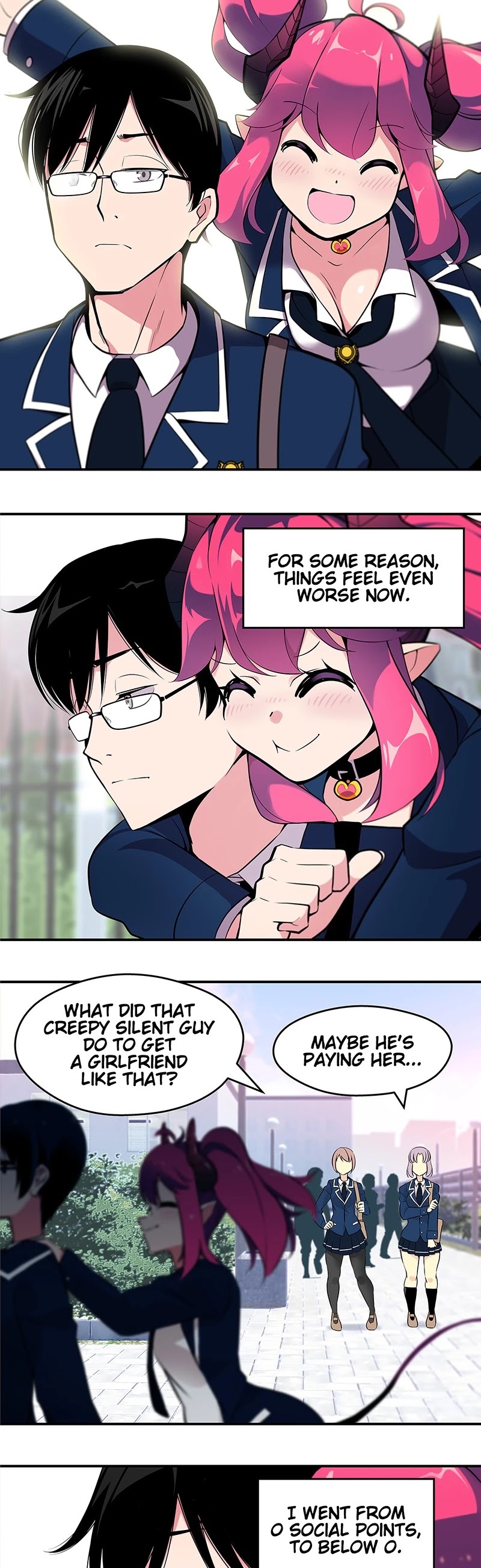 My Succubus Girlfriend (Reboot 2021) Chapter 13 page 3 - Chapter 13: Ep. 13 - Zero Social Points