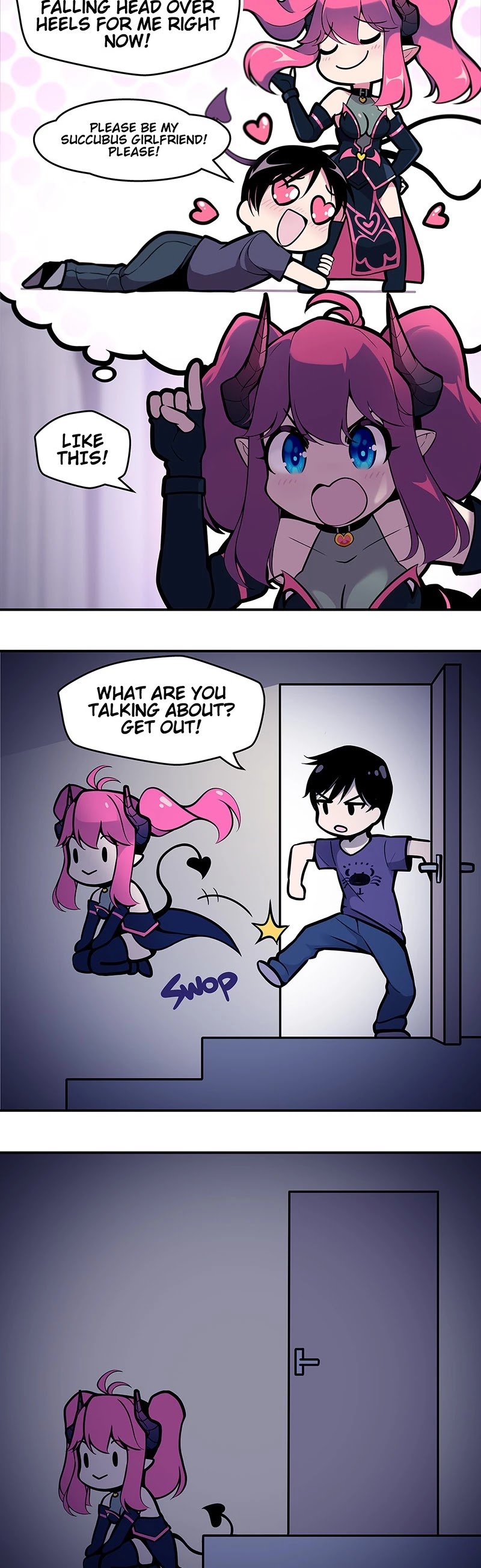 My Succubus Girlfriend (Reboot 2021) Chapter 16 page 4 - Chapter 16: Ep. 16 - Get Out