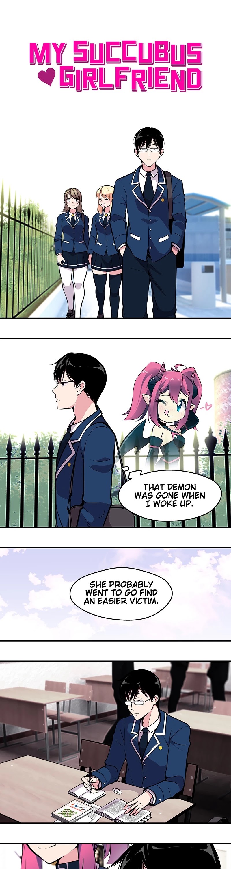 My Succubus Girlfriend (Reboot 2021) Chapter 17 page 1 - Chapter 17: Ep. 17 - Good Morning