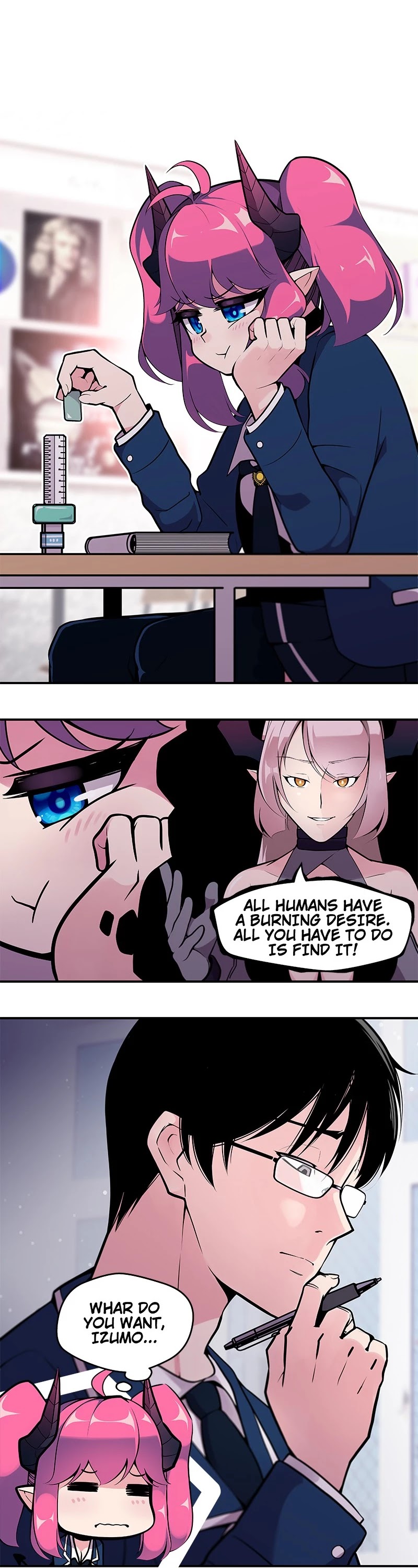 My Succubus Girlfriend (Reboot 2021) Chapter 18 page 1 - Chapter 18: Ep. 18 - What Do You Want?