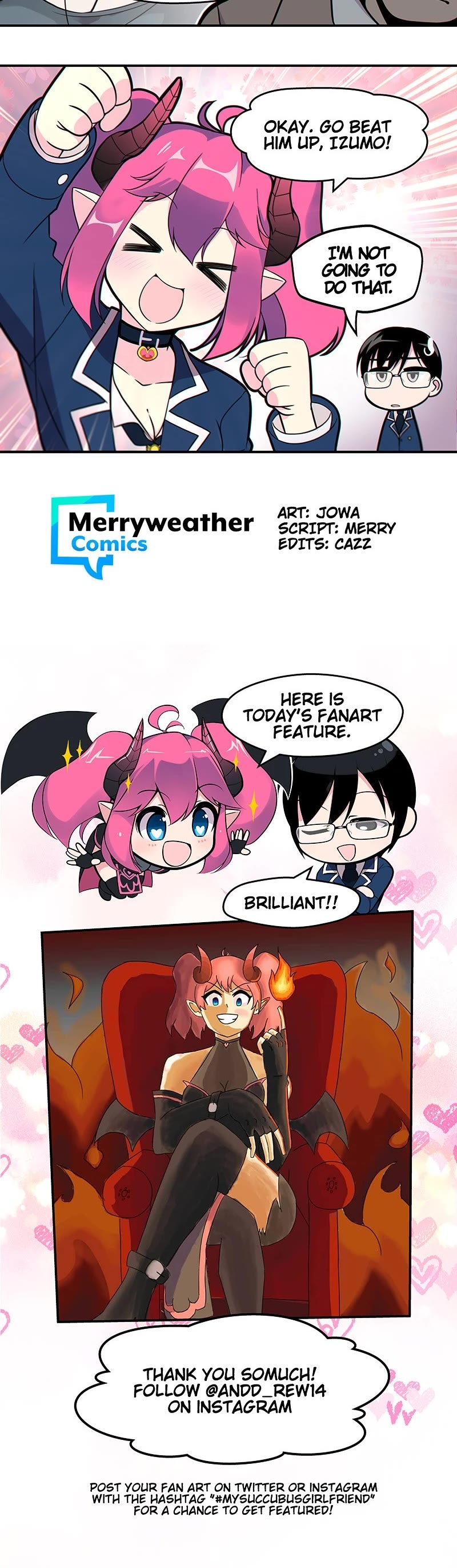 My Succubus Girlfriend (Reboot 2021) Chapter 22 page 4 - Chapter 22: Ep. 22 - Go Izumo!