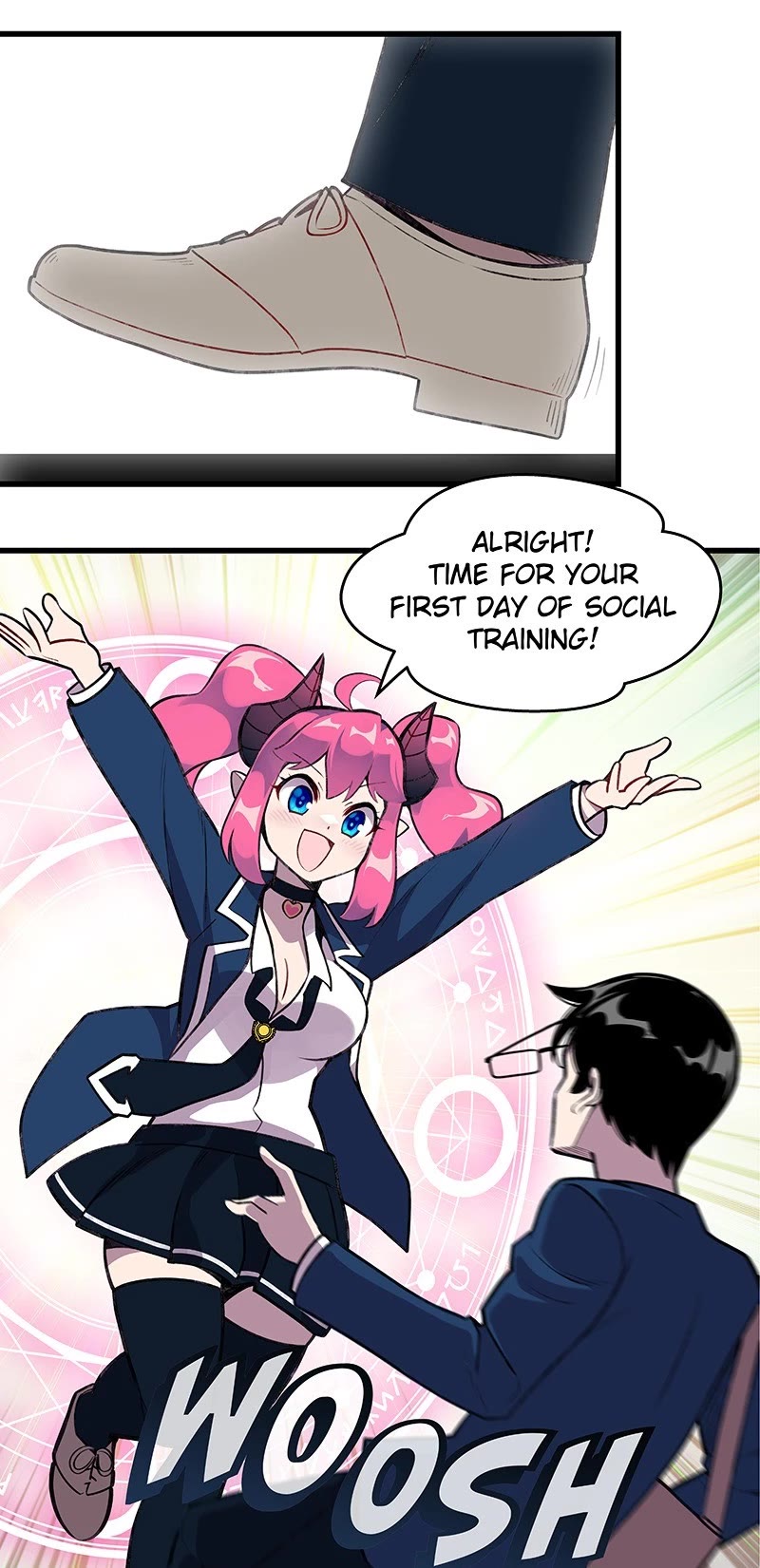 My Succubus Girlfriend (Reboot 2021) Chapter 34 page 7 - Chapter 34: Ep. 34 - Social Training