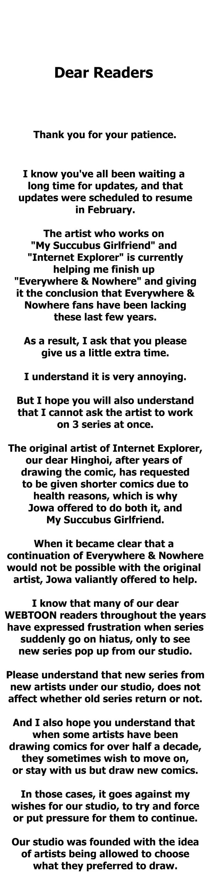 My Succubus Girlfriend (Reboot 2021) Chapter 37 page 1 - Chapter 37: Please Read