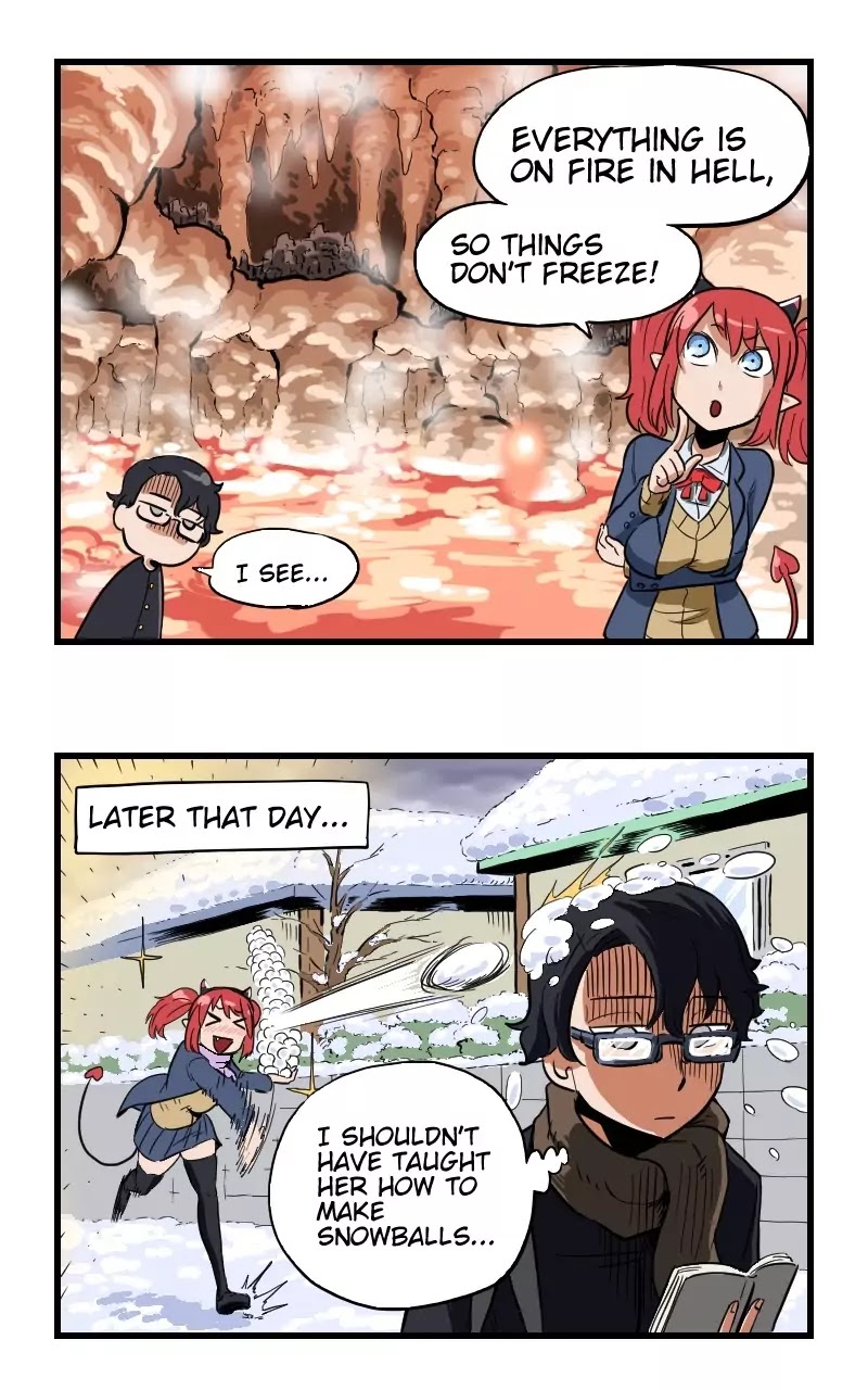 My Succubus Girlfriend Chapter 1.17 page 3 - Vol.1 Chapter 17: Snowfall