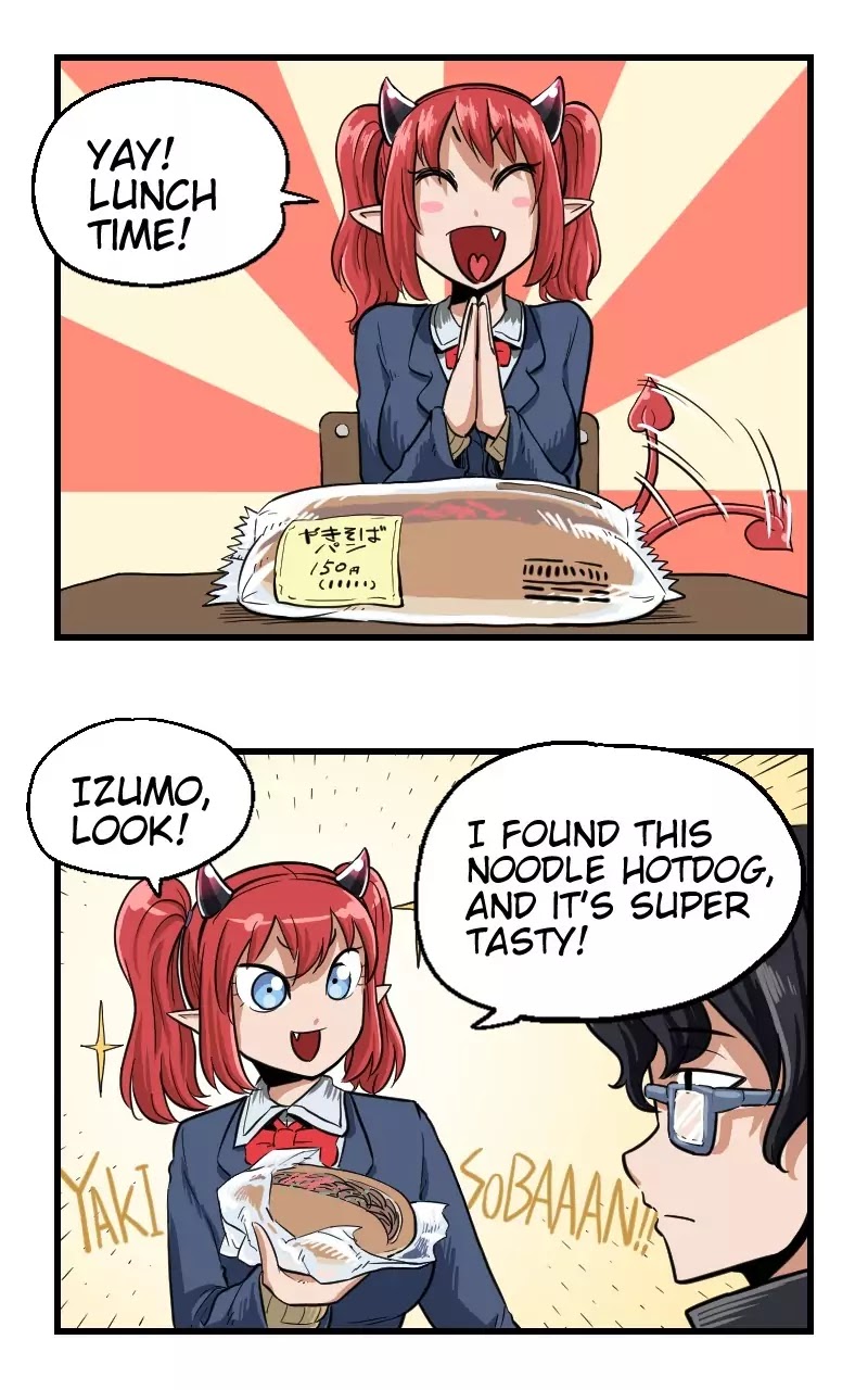 My Succubus Girlfriend Chapter 1.21 page 1 - Vol.1 Chapter 21: Noodle Hotdog