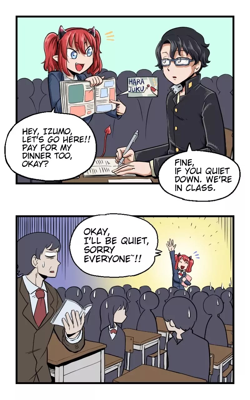 My Succubus Girlfriend Chapter 1.22 page 1 - Vol.1 Chapter 22: Harajuku