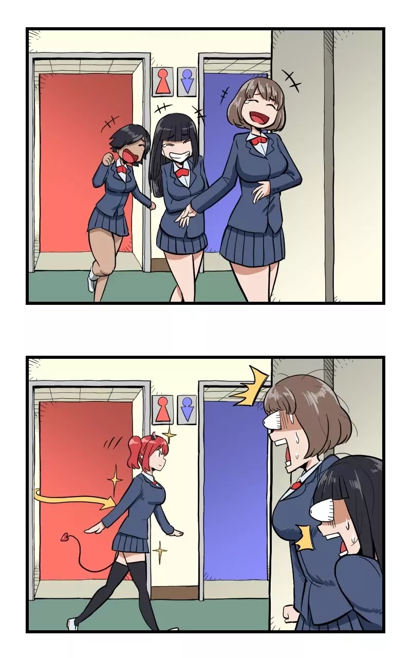 My Succubus Girlfriend Chapter 1.25 page 4 - Vol.1 Chapter 25: Miyu & The Gang