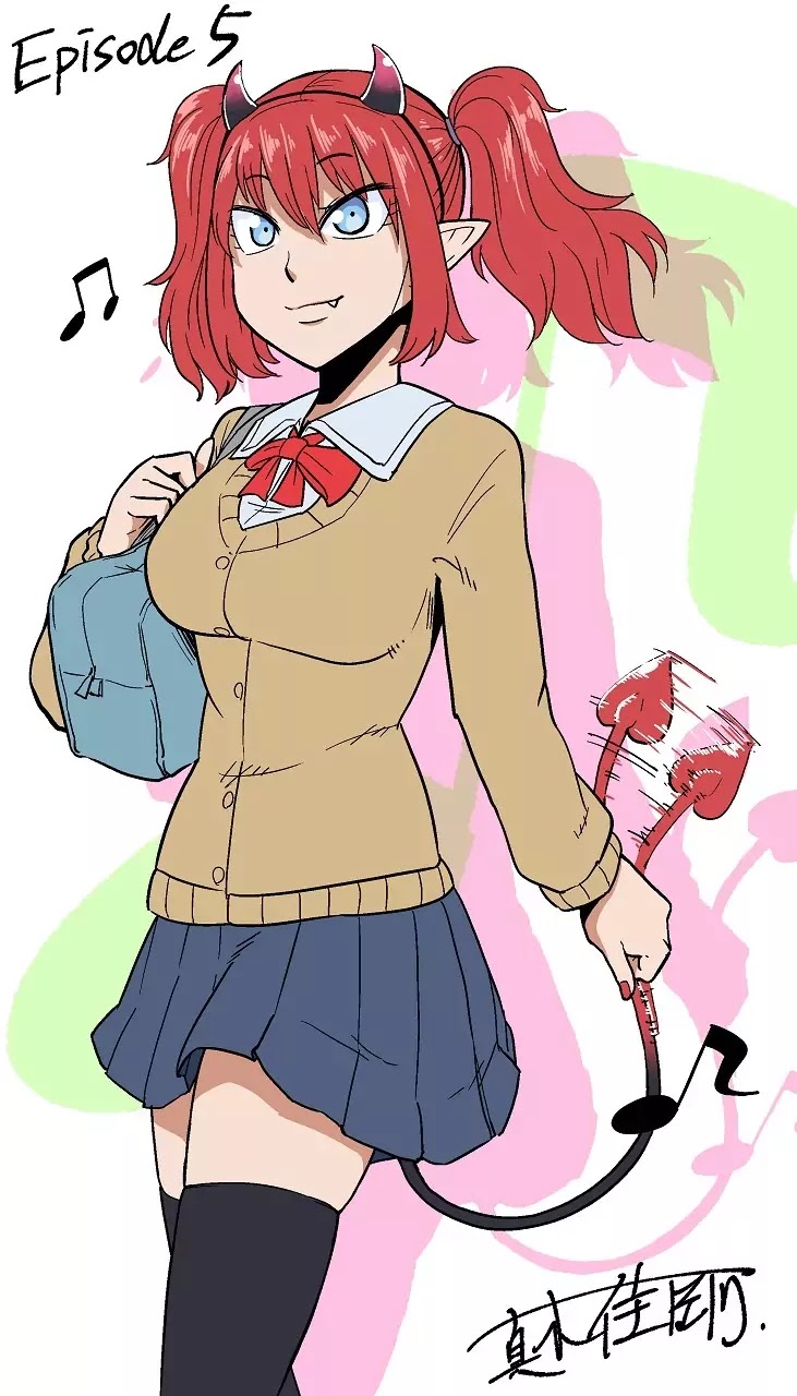 My Succubus Girlfriend Chapter 1.5 page 3 - Vol.1 Chapter 5: School Time