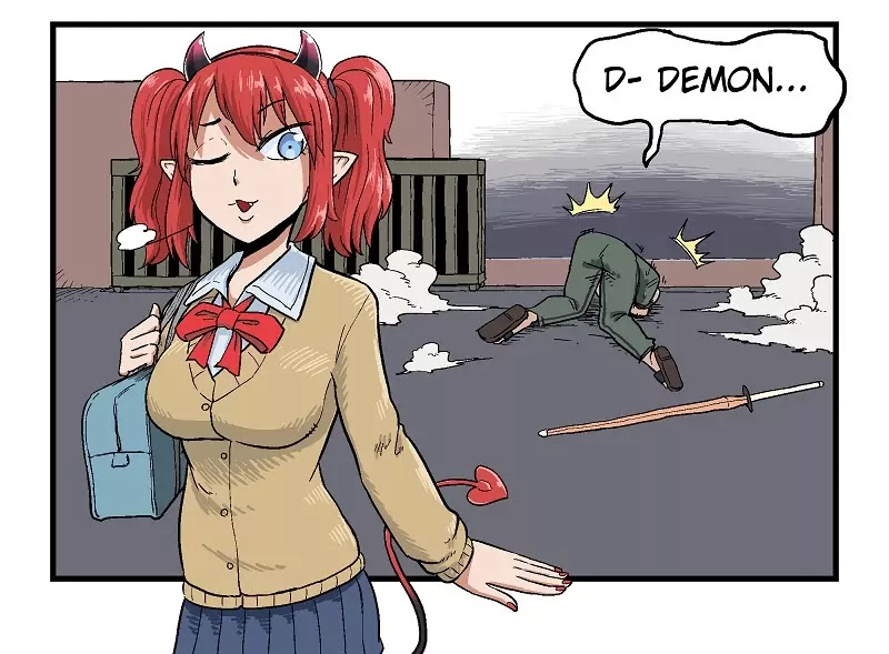 My Succubus Girlfriend Chapter 1.6 page 5 - Vol.1 Chapter 6: Teacher vs. Demon