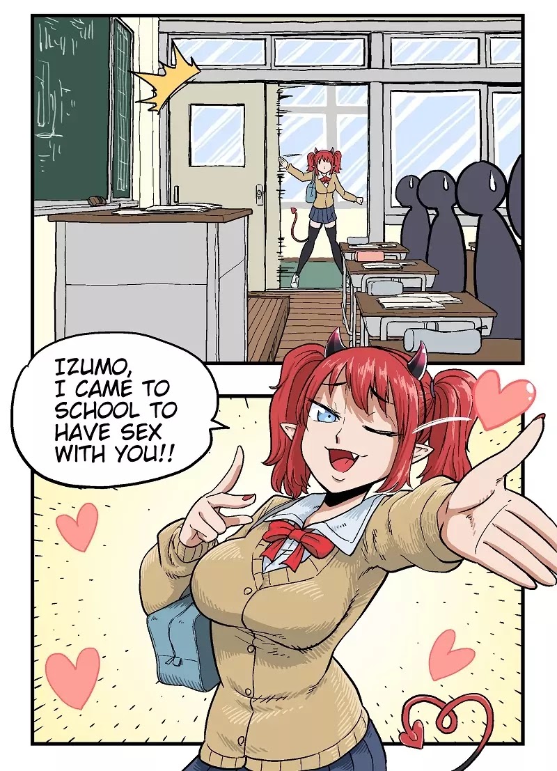 My Succubus Girlfriend Chapter 1.7 page 2 - Vol.1 Chapter 7: Classroom