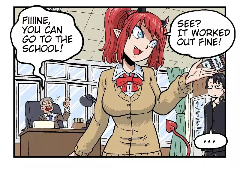 My Succubus Girlfriend Chapter 1.8 page 3 - Vol.1 Chapter 8: Hina