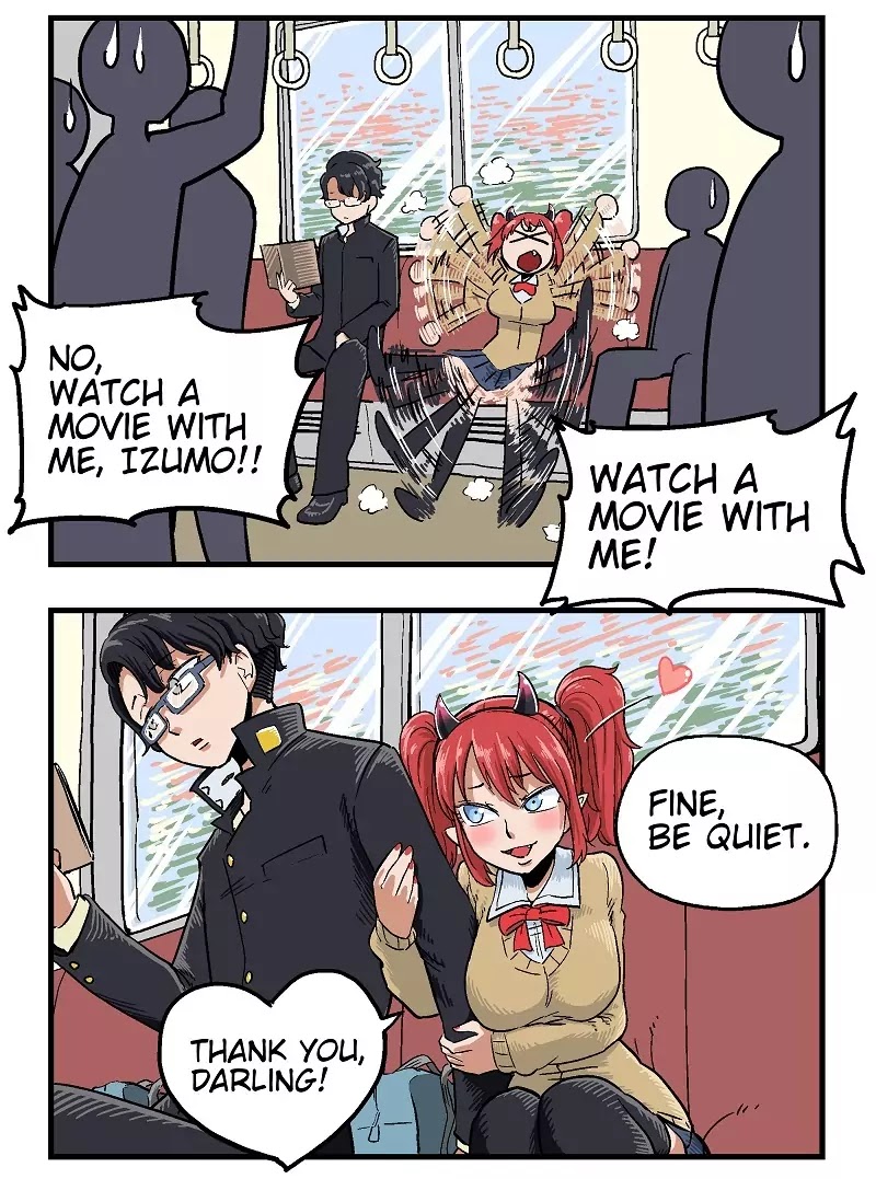 My Succubus Girlfriend Chapter 1.9 page 2 - Vol.1 Chapter 9: Shinjuku Cinema