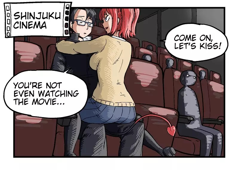 My Succubus Girlfriend Chapter 1.9 page 3 - Vol.1 Chapter 9: Shinjuku Cinema