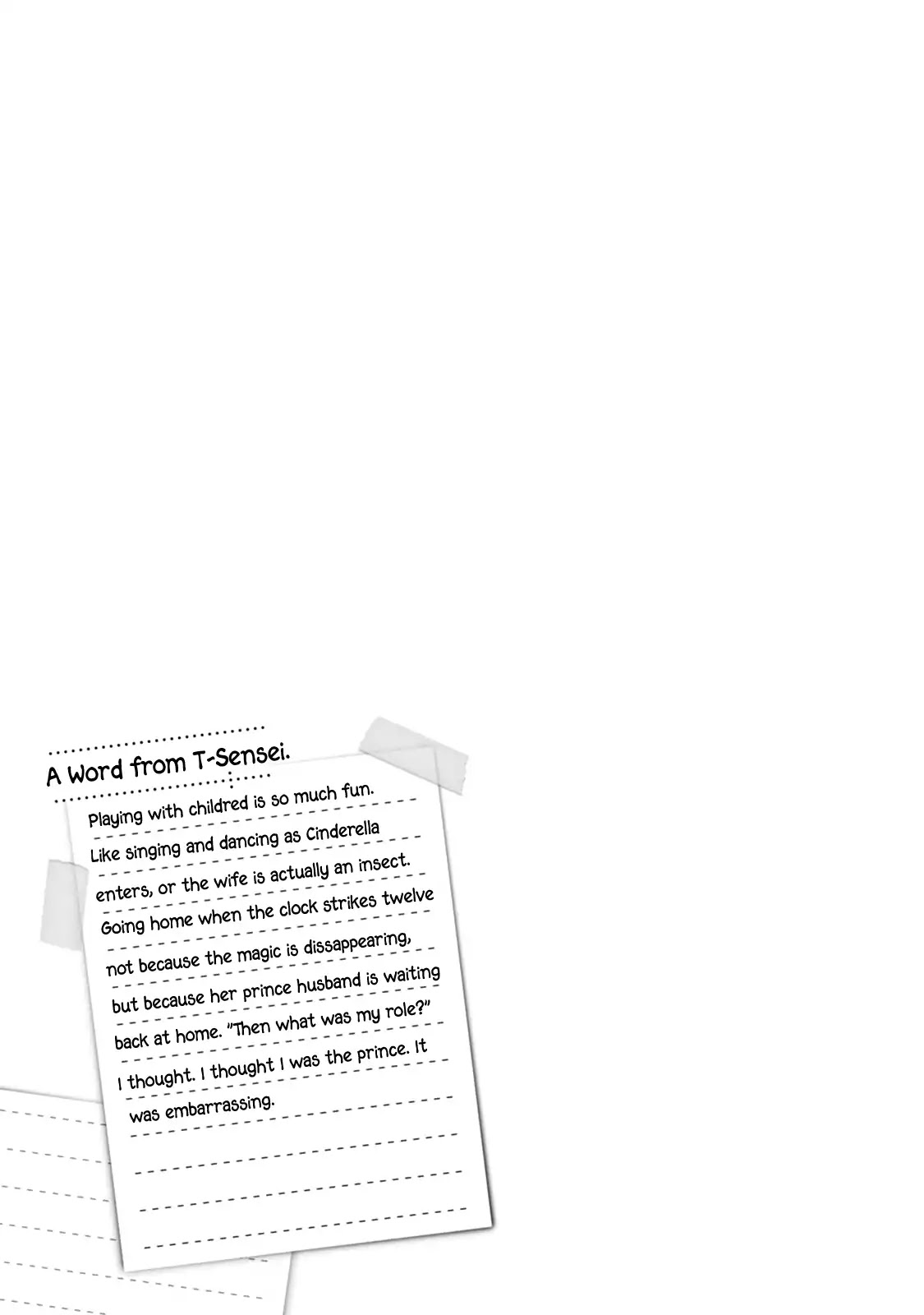 My teacher, Mr. T Chapter 22 page 19 - Chapter 22: Childrens' Wishes