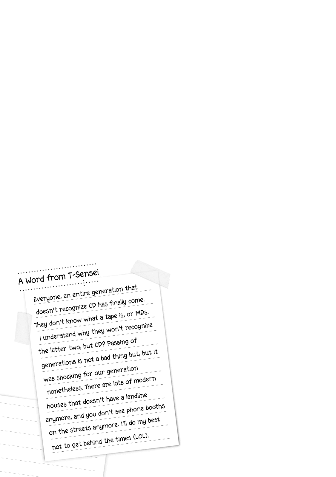 My teacher, Mr. T Chapter 36 page 13 - Chapter 36: Ideas Nowadays