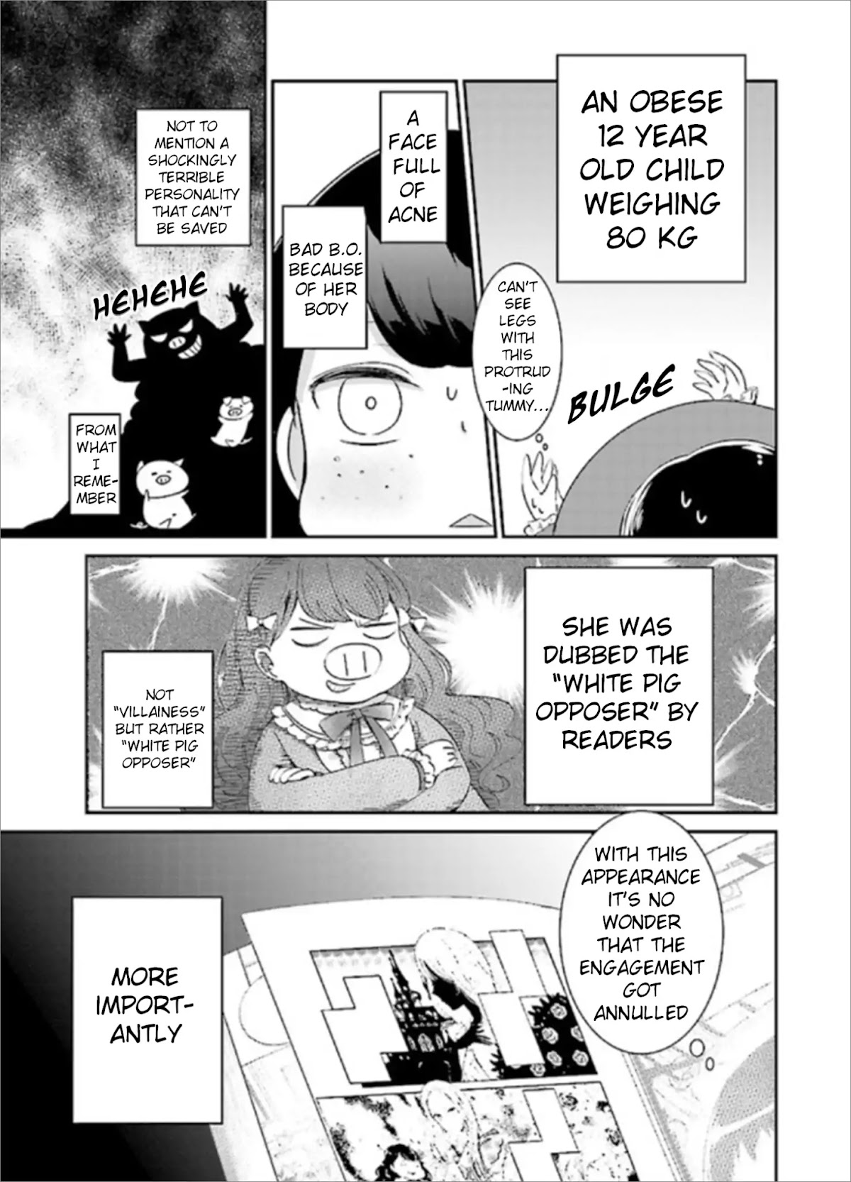 My transmigration destination was to the White Pig Opposer of a Shoujo Manga Chapter 1.1 page 5 - Chapter 1.1 - 1.4