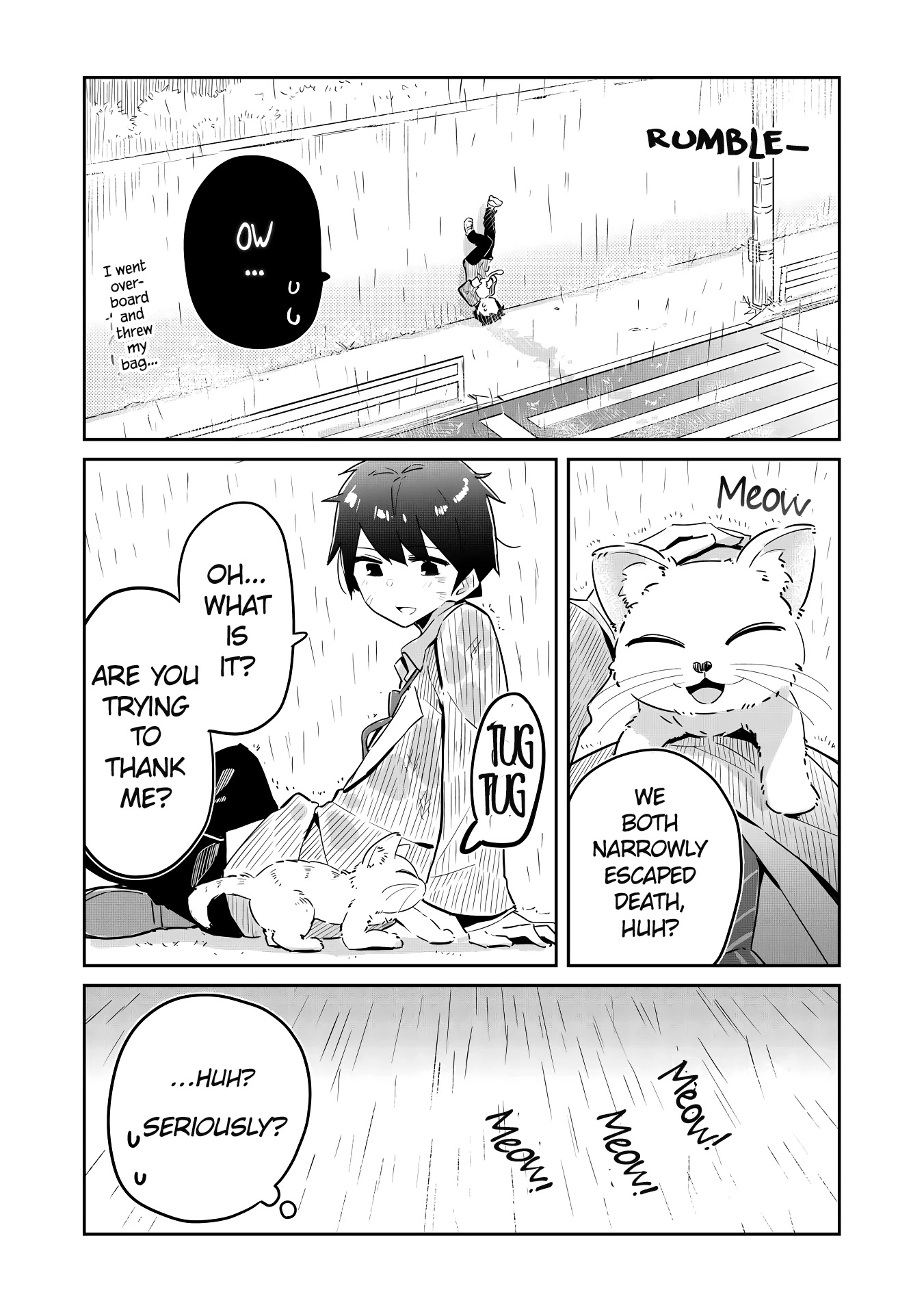 My Tsundere Childhood Friend Is Very Cute Chapter 2 page 5 - Chapter 2: I Saved a Cat, and Now I Can Use Superpowers (Part 2)