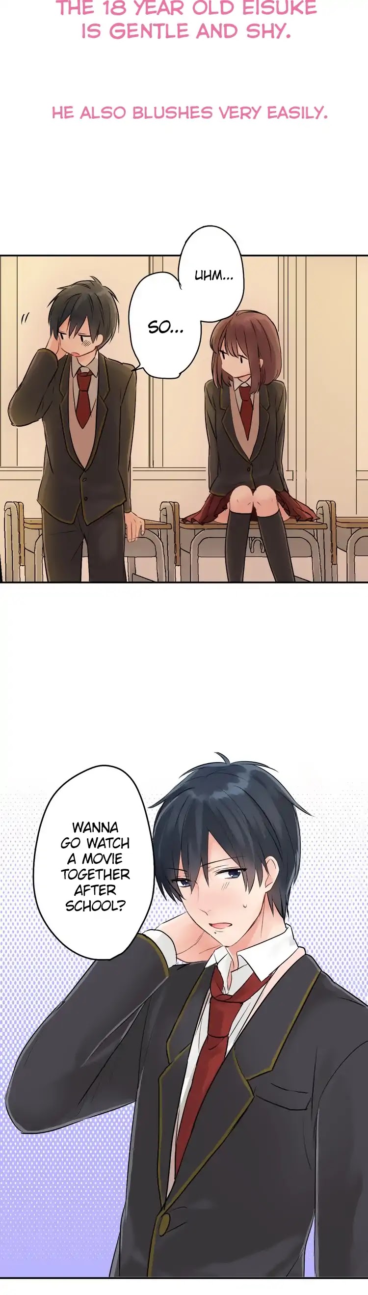 My Two Boyfriends -18-Year-Old Eisuke and 28-Year-Old Eisuke- Chapter 0 page 5 - Chapter 0: Preview
