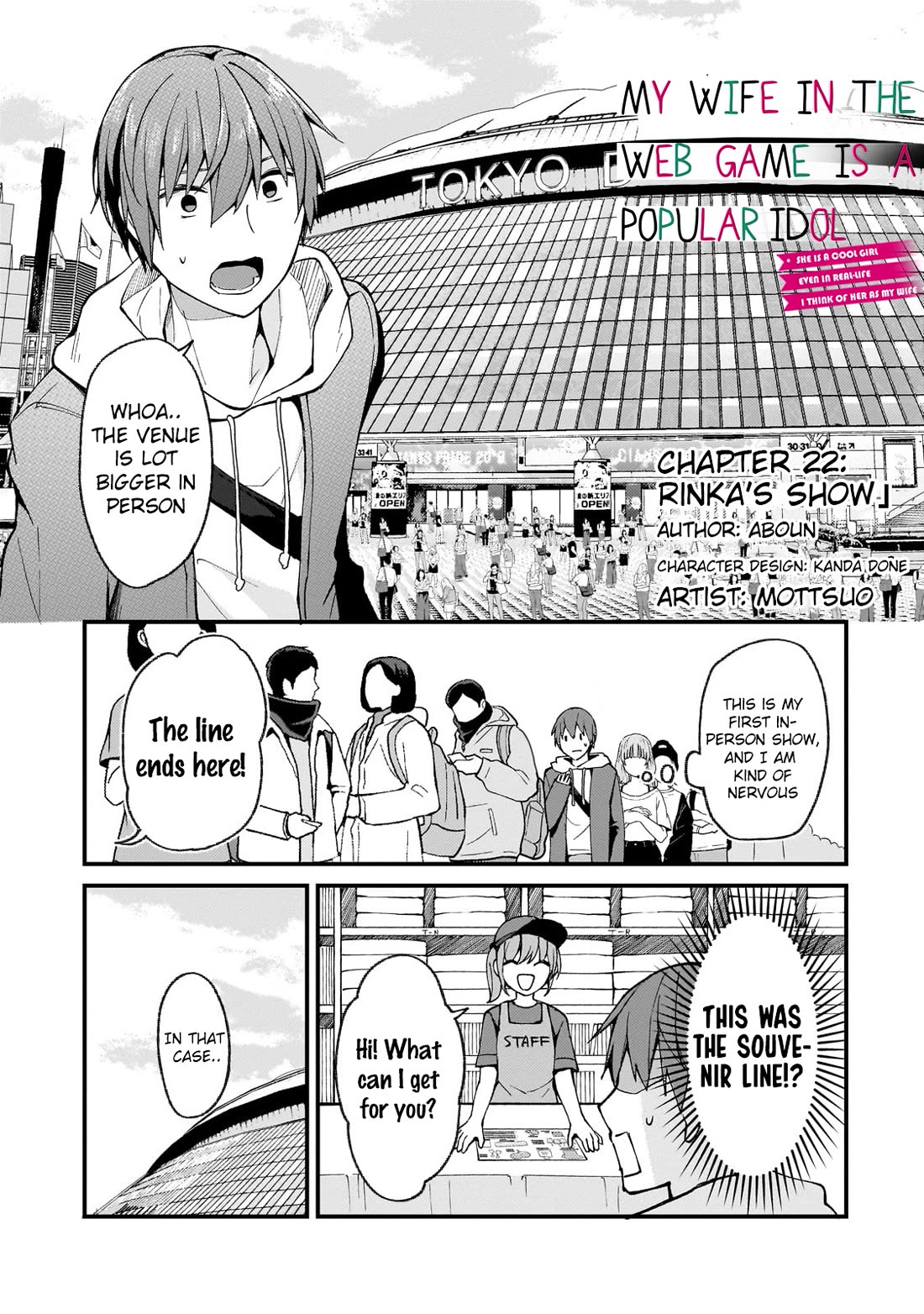 My Web Game Wife Is a Popular Idol IRL Chapter 22 page 1 - Chapter 22: Rinka's Show