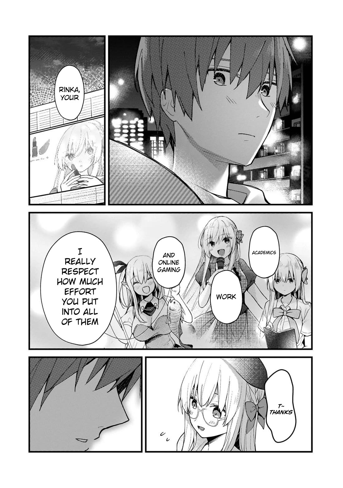 My Web Game Wife Is a Popular Idol IRL Chapter 31 page 14 - Chapter 31: Black Plain's Cafe