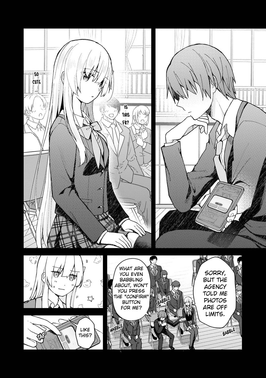 My Web Game Wife Is a Popular Idol IRL Chapter 31 page 4 - Chapter 31: Black Plain's Cafe