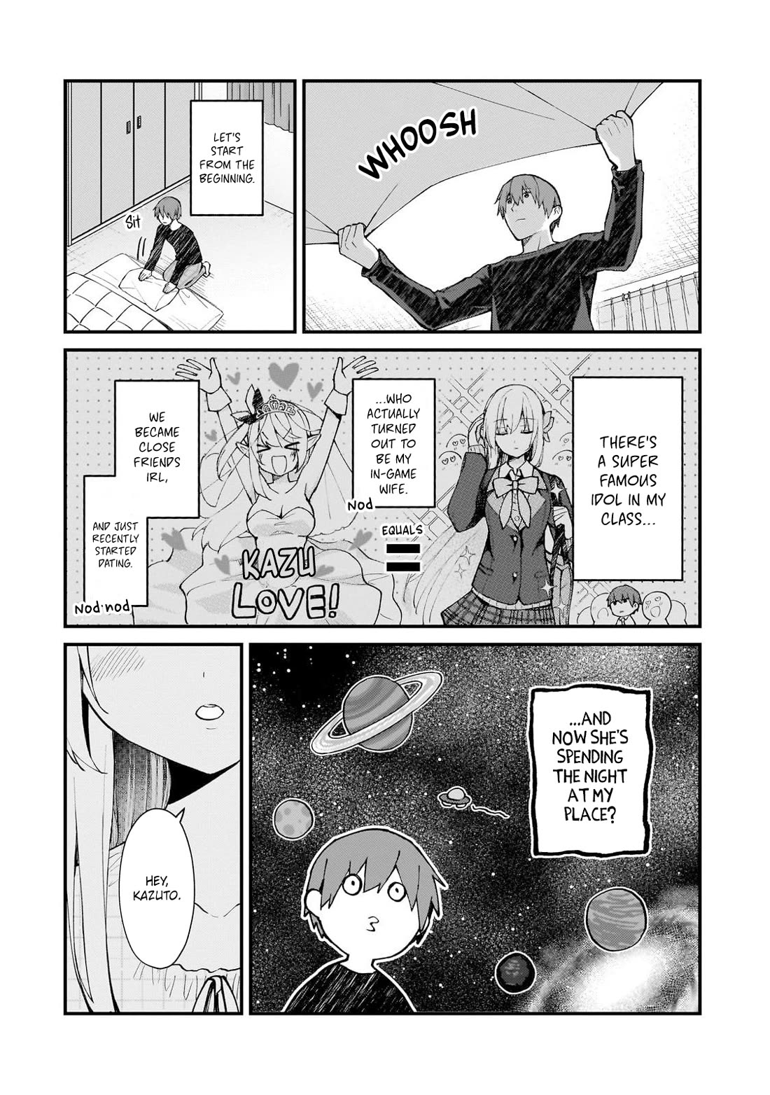 My Web Game Wife Is a Popular Idol IRL Chapter 37 page 2 - Chapter 37: Kazuto's Past