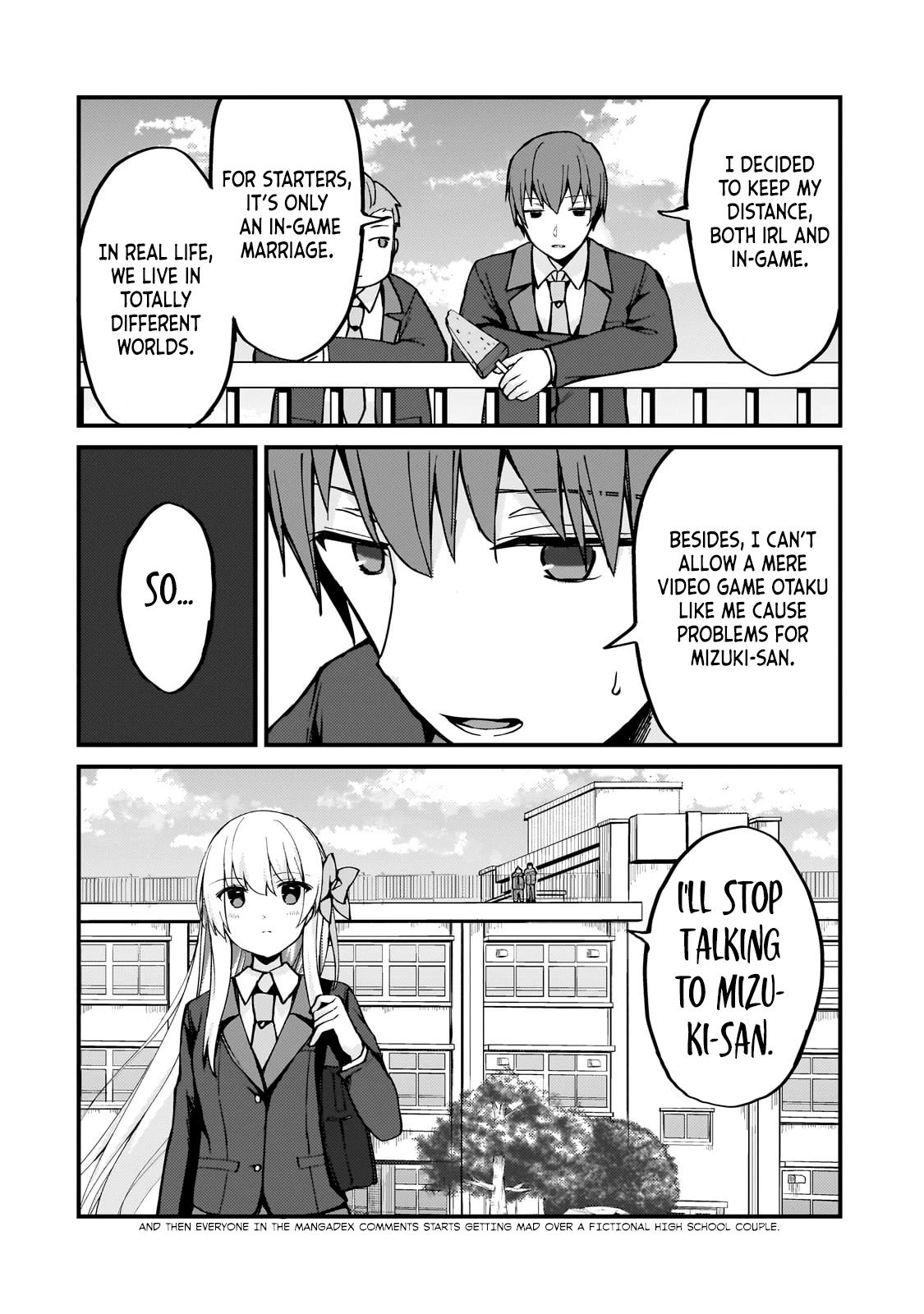 My Web Game Wife Is a Popular Idol IRL Chapter 5 page 4 - Chapter 5: Because I Want to Protect You