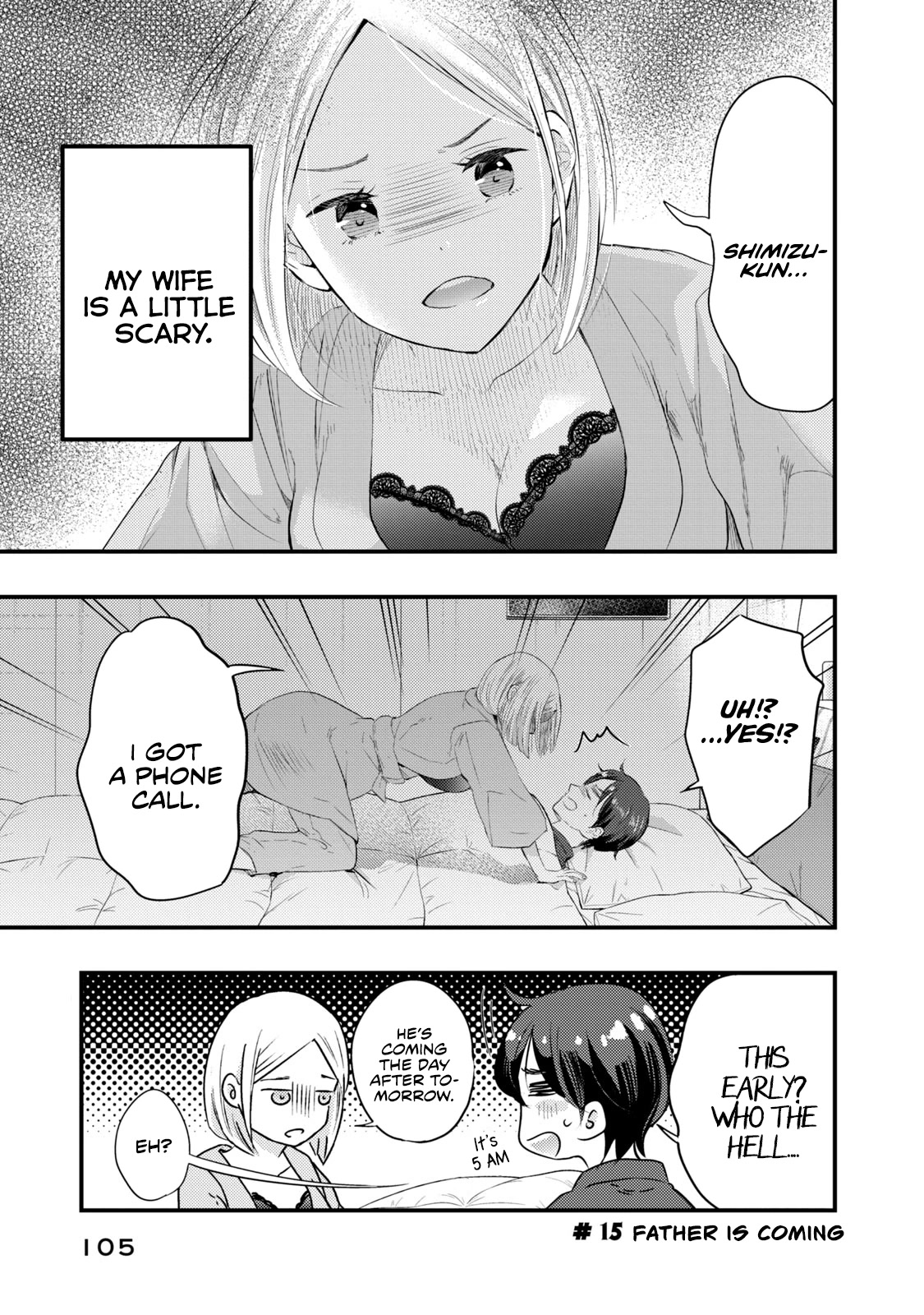 My Wife is a Little Scary (Serialization) Chapter 15 page 1 - Chapter 15: Father is Coming