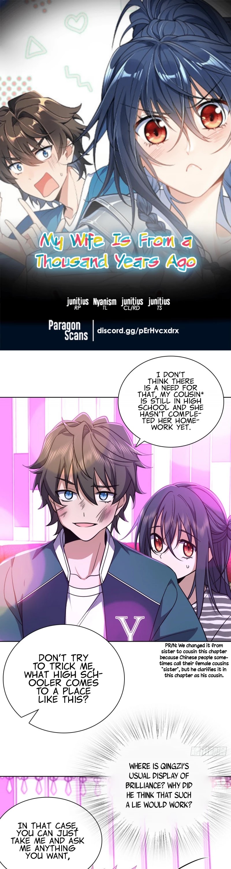 My Wife Is From a Thousand Years Ago Chapter 35 page 1 - Chapter 35