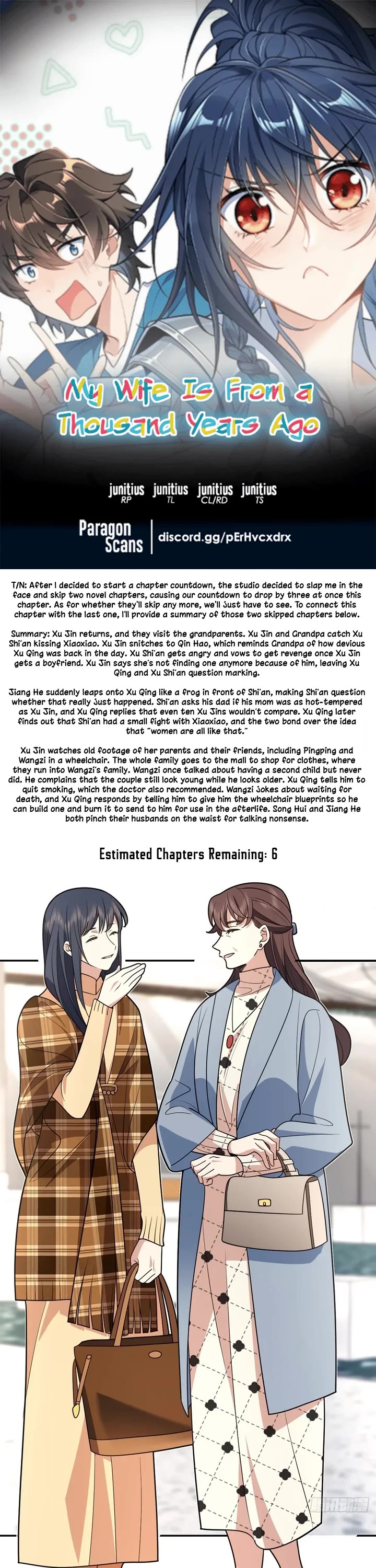 My Wife Is From a Thousand Years Ago Chapter 450 page 1 - Chapter 450