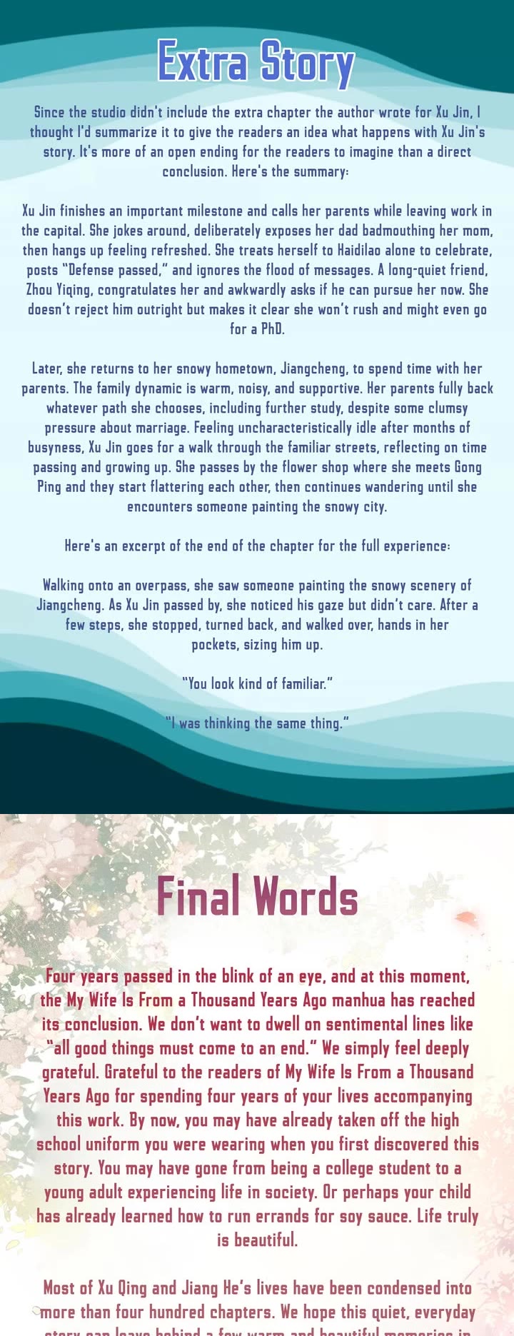 My Wife Is From a Thousand Years Ago Chapter 456 page 26 - Chapter 456 [END]