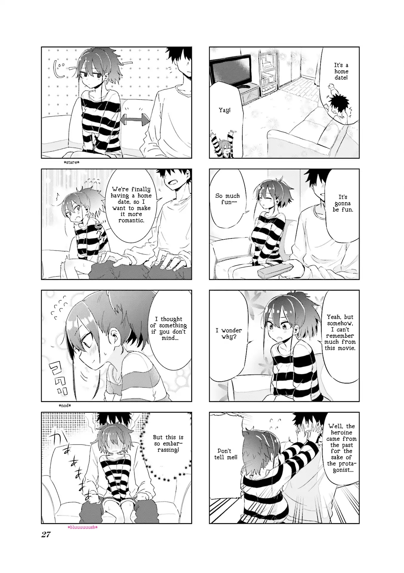 My Wife is Niizuma-Chan Chapter 3 page 5 - Chapter 3: Ouchi no Date: Koreha Dareto Mita Eiganano? "A Date at Home: Who Did You See This Movie With?"