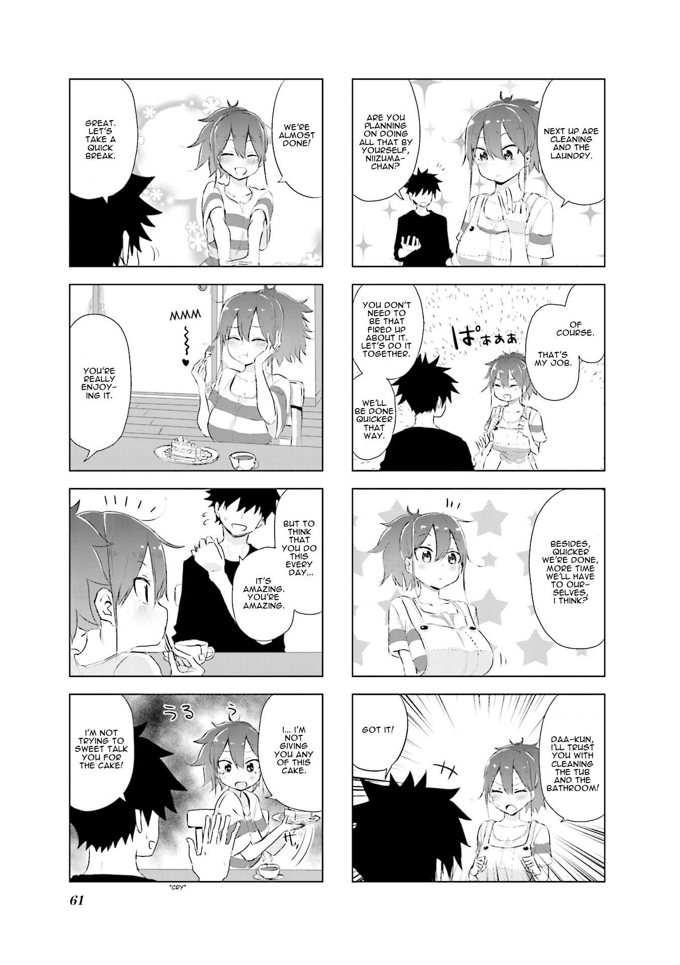 My Wife is Niizuma-Chan Chapter 7 page 3 - Chapter 7: Oujiwa Kissde Mewo Samasu. "The Prince Awakens with a Kiss"