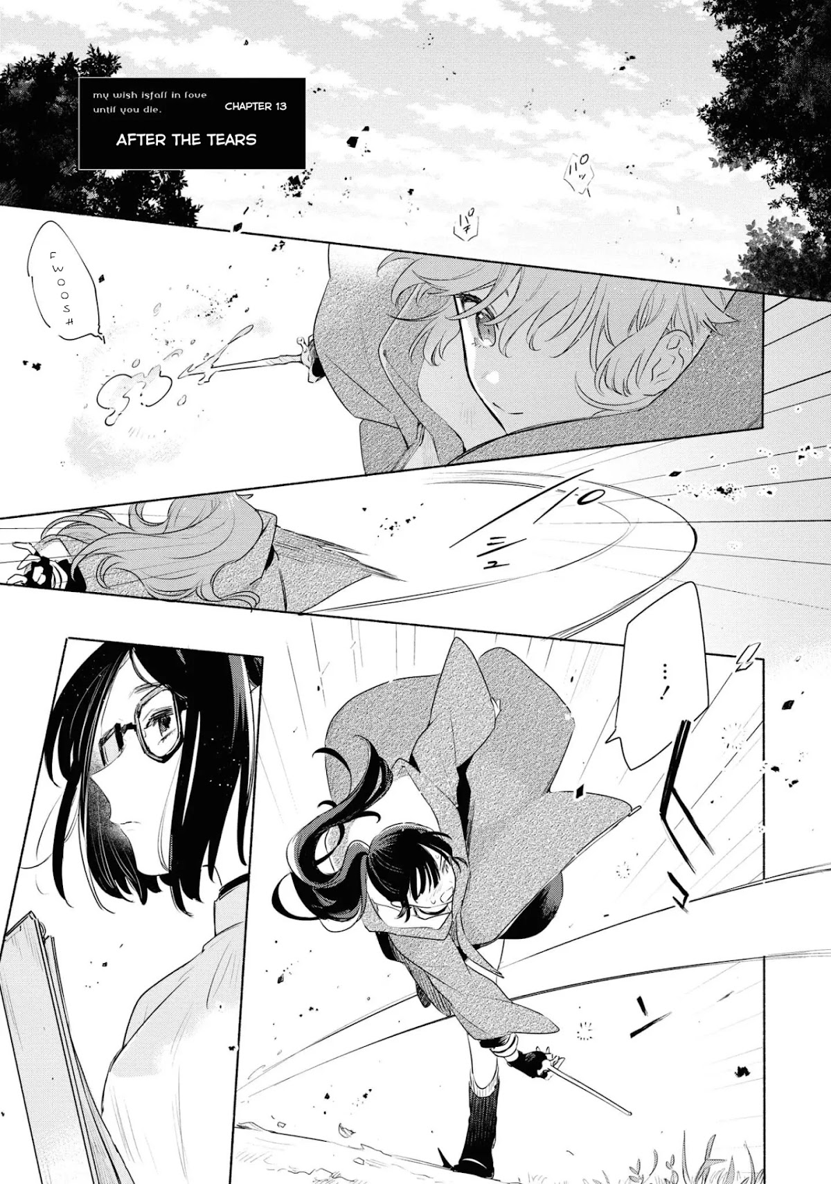 My Wish is to Fall In Love Until You Die Chapter 13 page 1 - Chapter 13: After the Tears