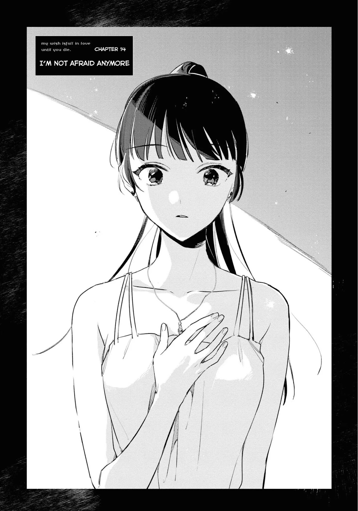 My Wish is to Fall In Love Until You Die Chapter 14 page 1 - Chapter 14: I'm Not Afraid Anymore