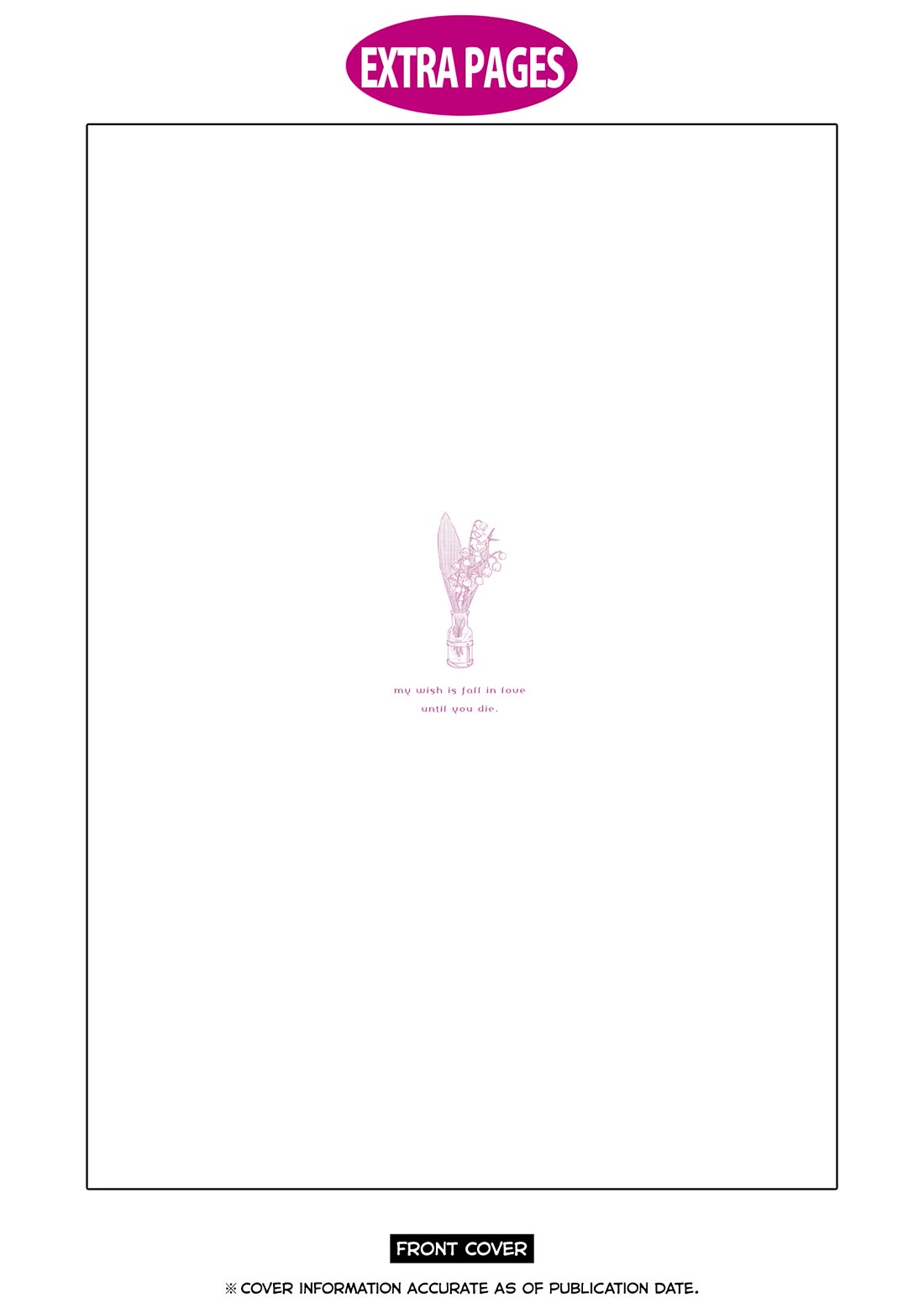 My Wish is to Fall In Love Until You Die Chapter 42.5 page 6 - Chapter 42.5: Volume 9 Extras