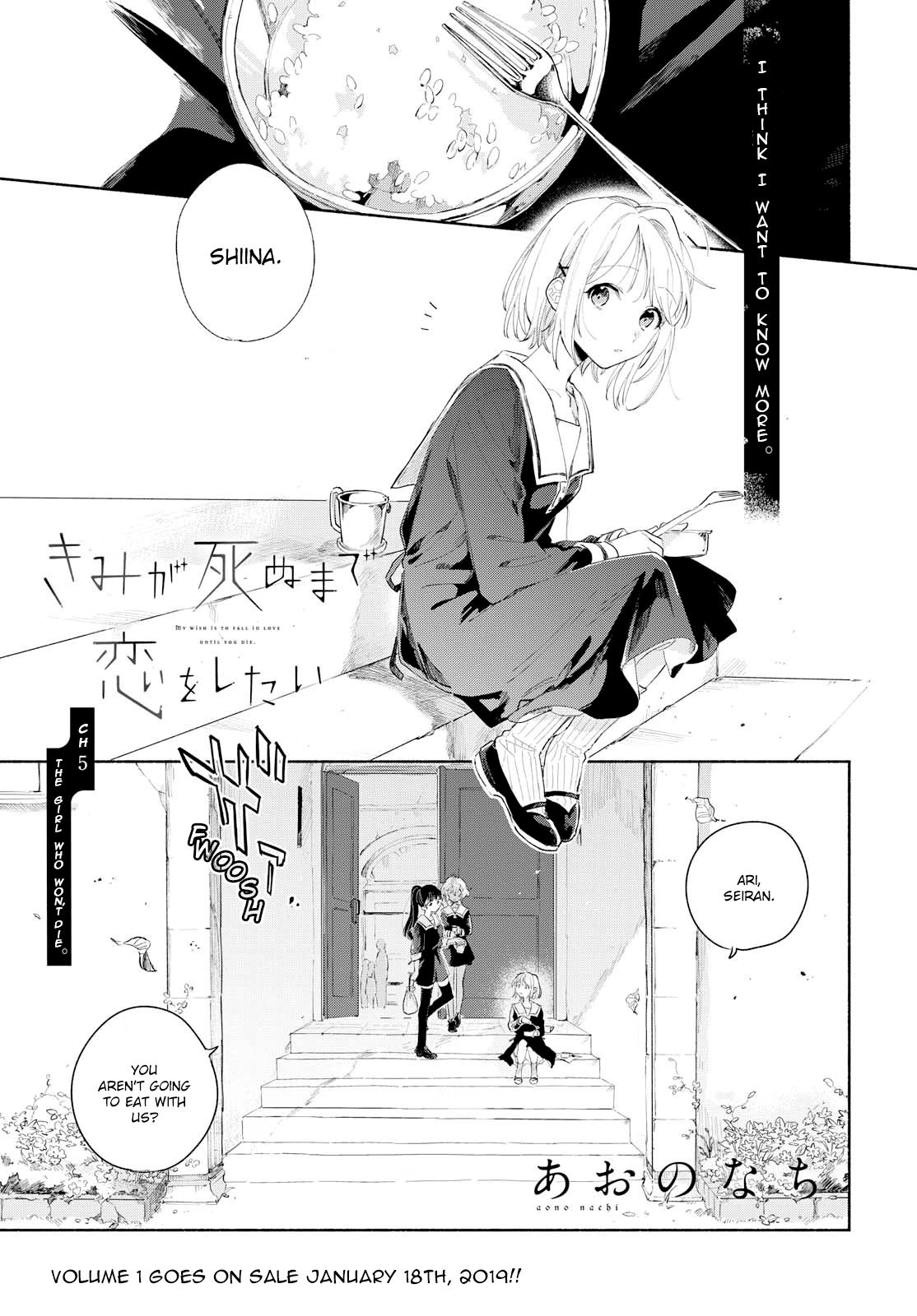 My Wish is to Fall In Love Until You Die Chapter 5 page 2 - Chapter 5: The Girl Who Won't Die