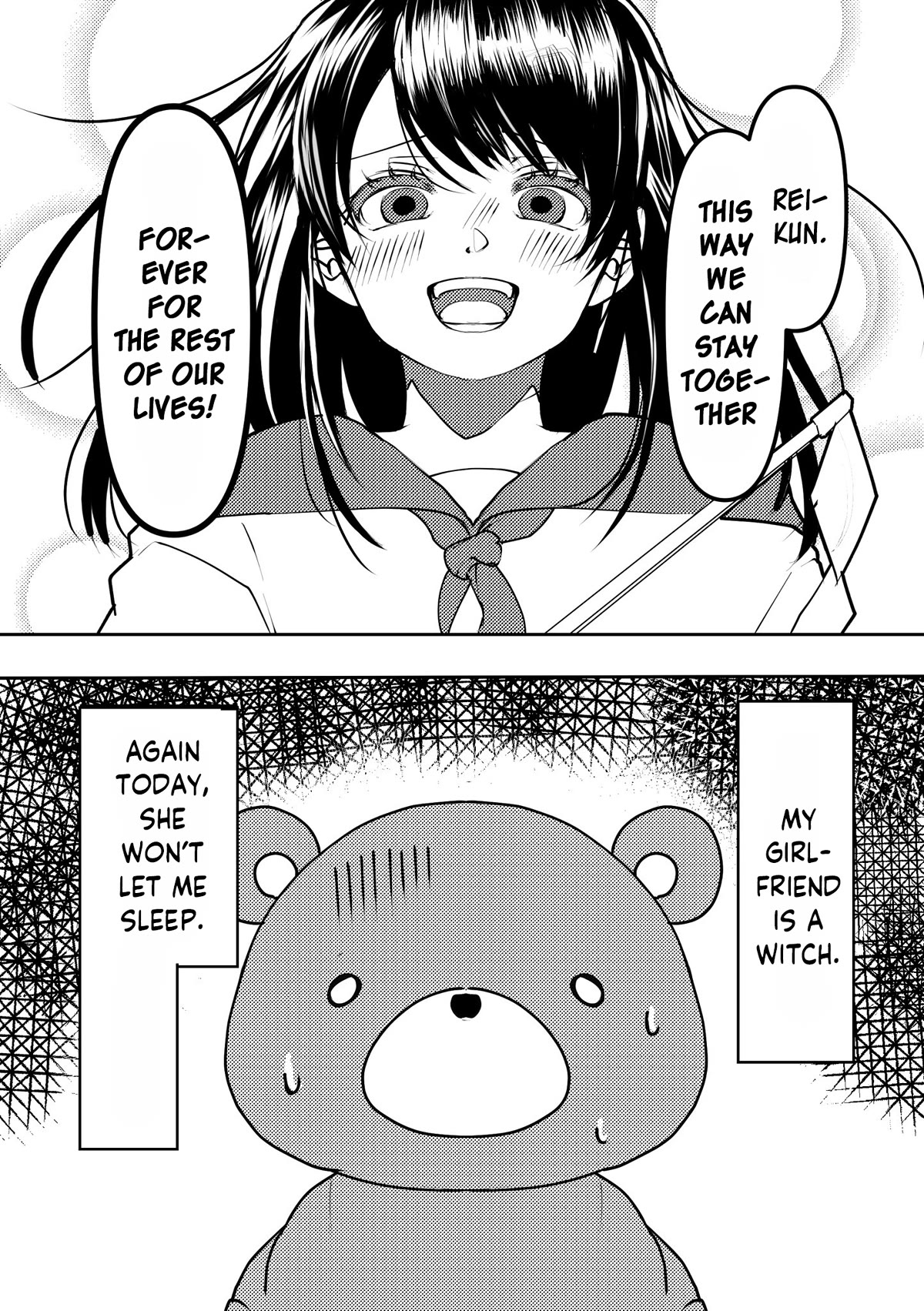My Yandere Girlfriend Won't Let Me Rest in Peace Chapter 1 page 4 - Chapter 1: My Yandere Girlfriend Won't Let Me Sleep ①
