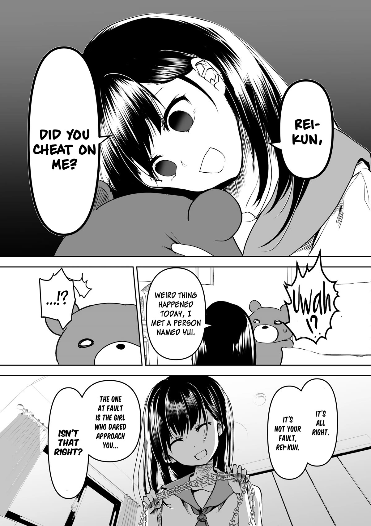 My Yandere Girlfriend Won't Let Me Rest in Peace Chapter 12 page 3 - Chapter 12: My Yandere Girlfriend Confines Me [First Part]