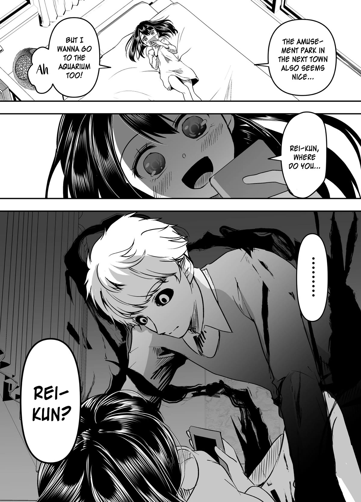 My Yandere Girlfriend Won't Let Me Rest in Peace Chapter 17 page 4 - Chapter 17: Pushing Down My Yandere Girlfriend [First Part]