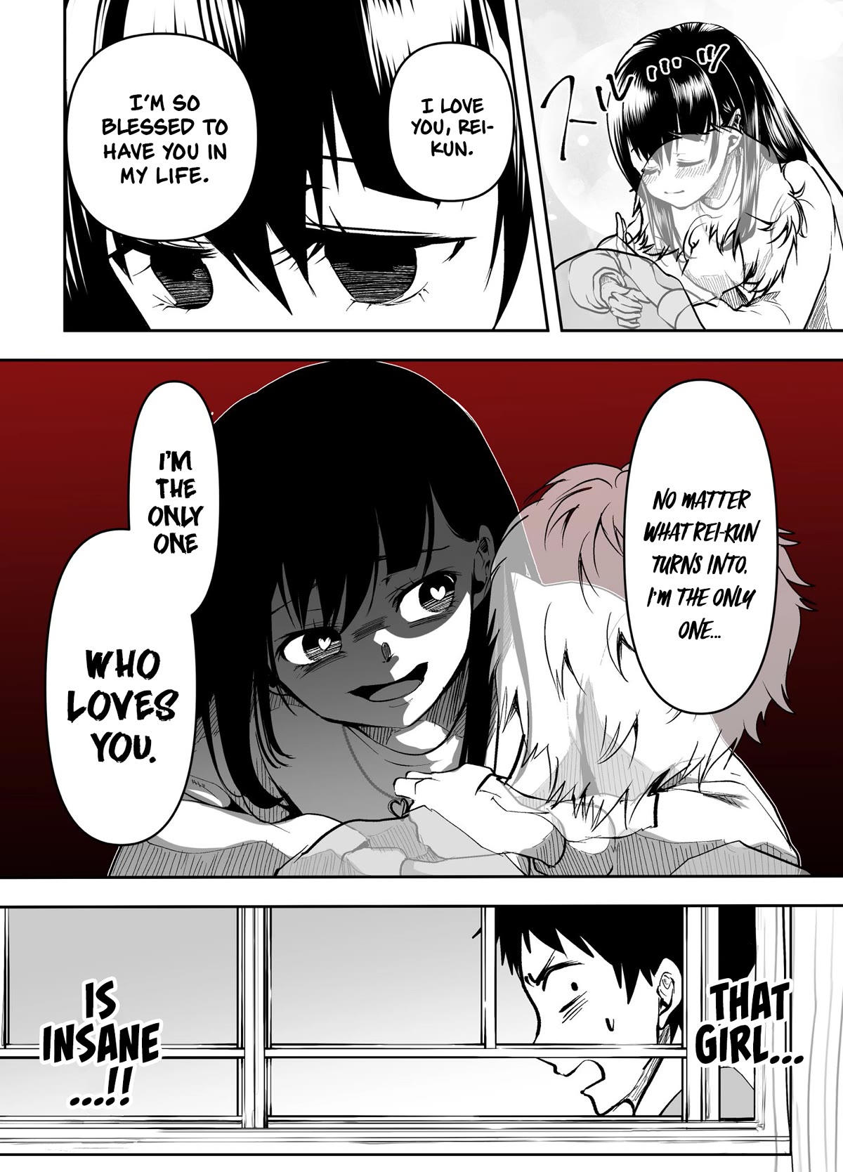 My Yandere Girlfriend Won't Let Me Rest in Peace Chapter 25 page 4 - Chapter 25: The Yandere Girlfriend's Love For Him is Demented