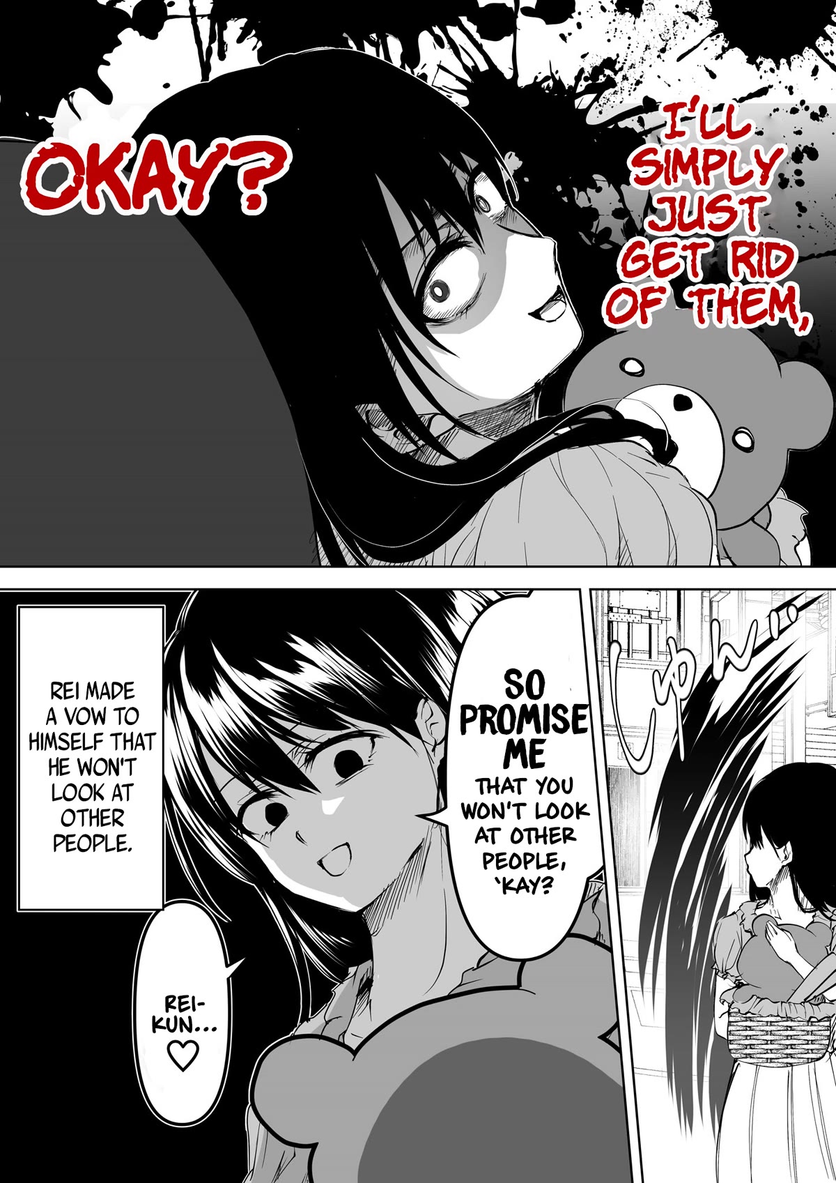 My Yandere Girlfriend Won't Let Me Rest in Peace Chapter 9 page 4 - Chapter 9: My Yandere Girlfriend Doesn't Want Me to Look at Anyone Else But Her