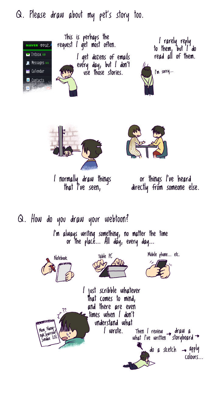 My Young Cat and My Old Dog Chapter 100 page 3 - Chapter 100 : The 100th Chapter Special
