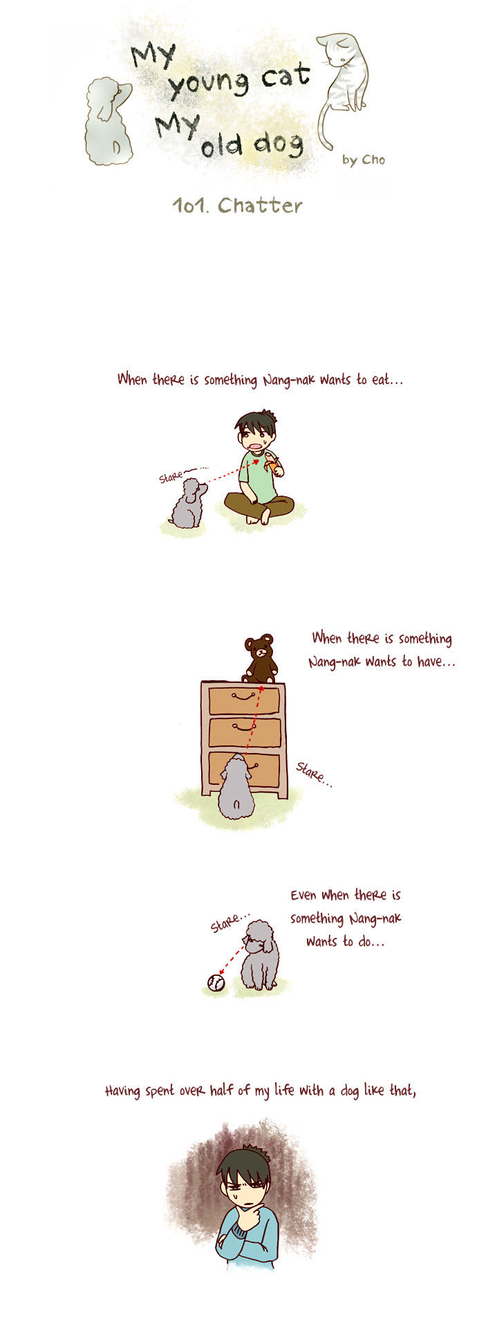 My Young Cat and My Old Dog Chapter 101 page 1 - Chapter 101 : Chatter