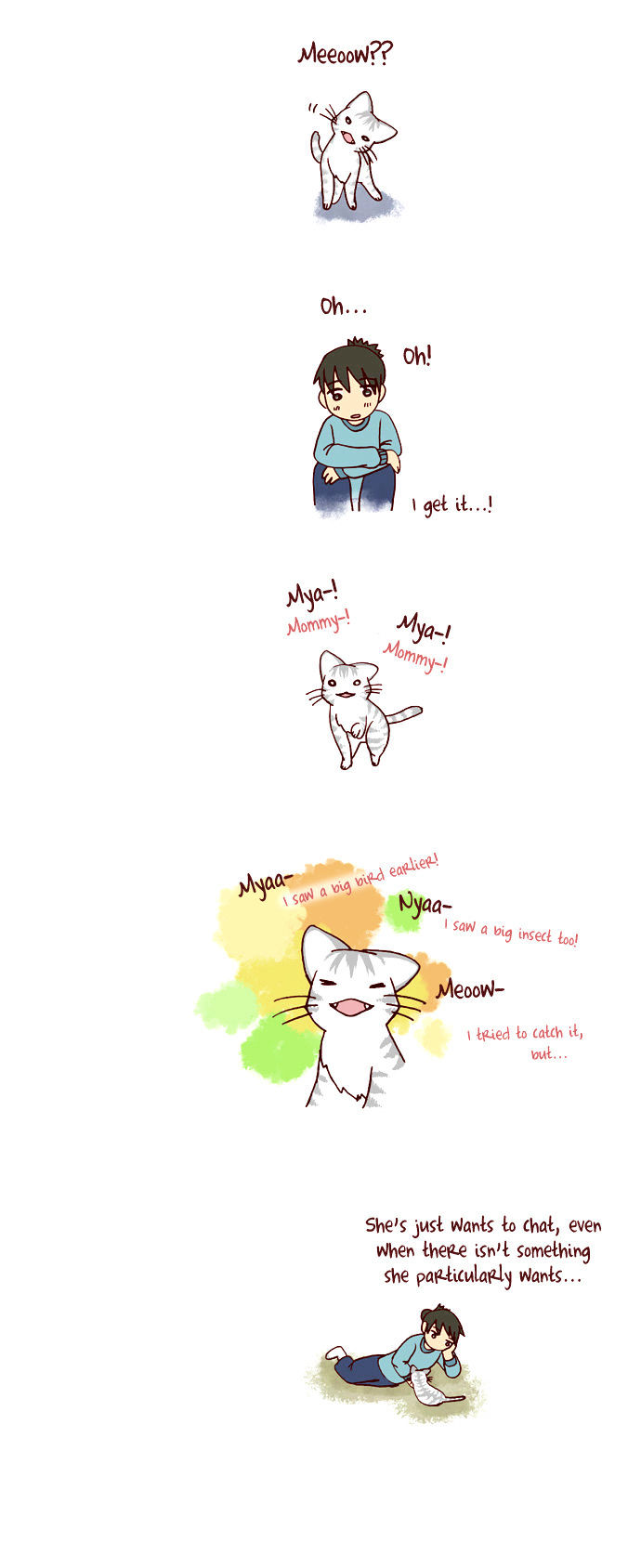 My Young Cat and My Old Dog Chapter 101 page 3 - Chapter 101 : Chatter