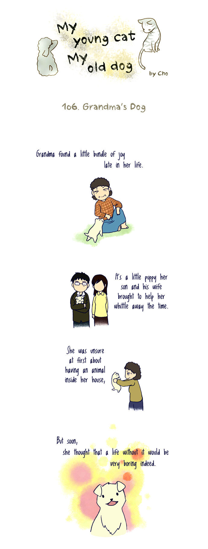 My Young Cat and My Old Dog Chapter 106 page 1 - Chapter 106 : Granmas's Dog