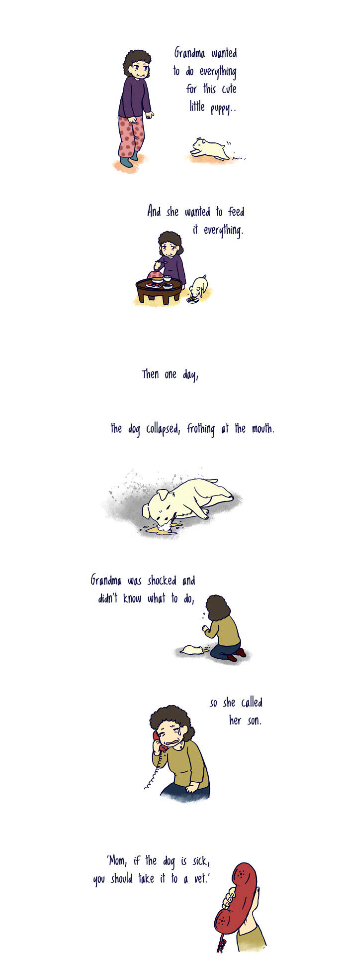 My Young Cat and My Old Dog Chapter 106 page 2 - Chapter 106 : Granmas's Dog